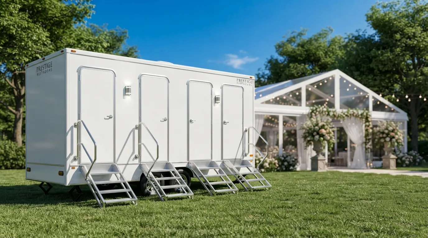 4 Stall Restroom Trailer in Kissimmee, FL