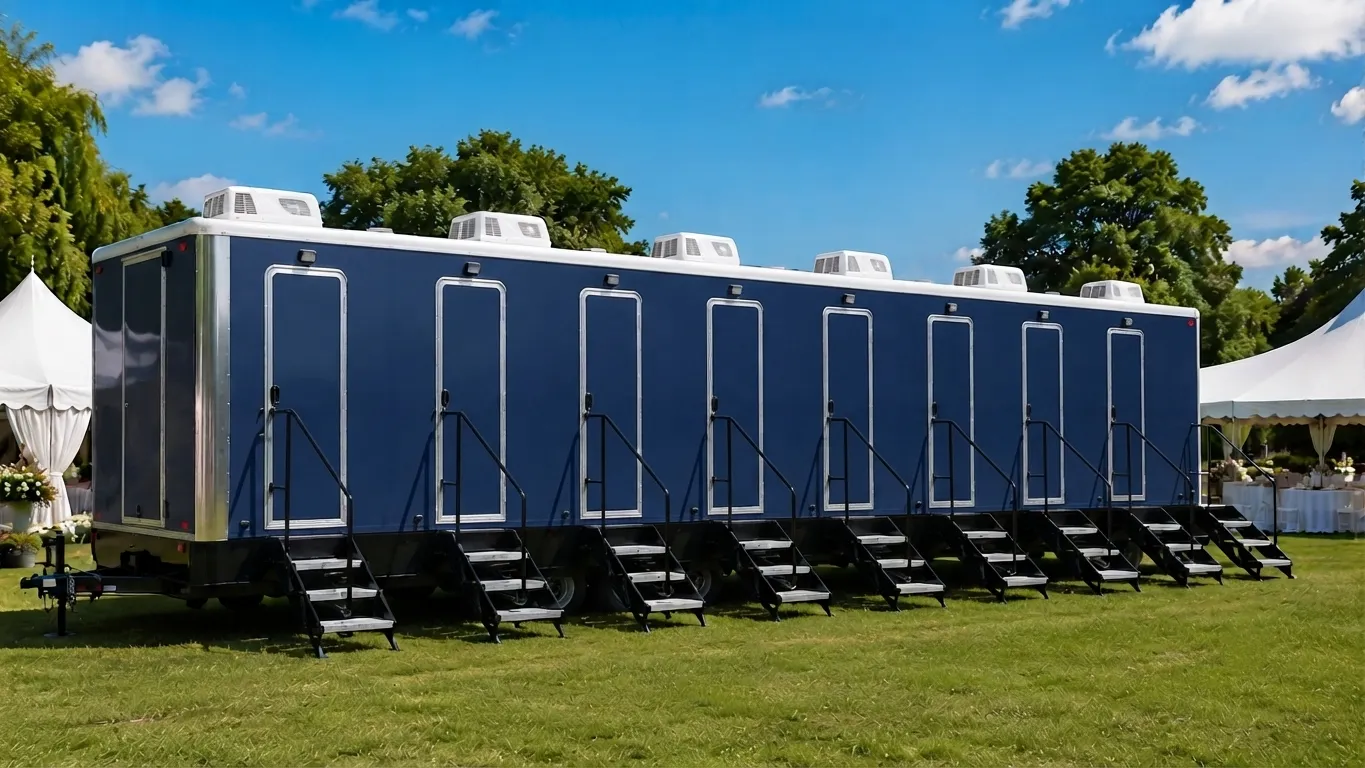 8 Stall Restroom Trailer in Kissimmee, FL