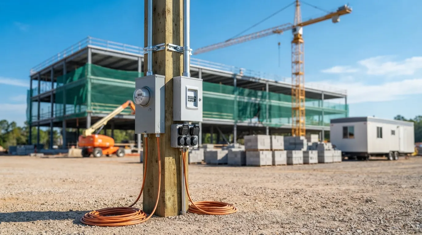 Temporary Power Pole in Kissimmee, FL
